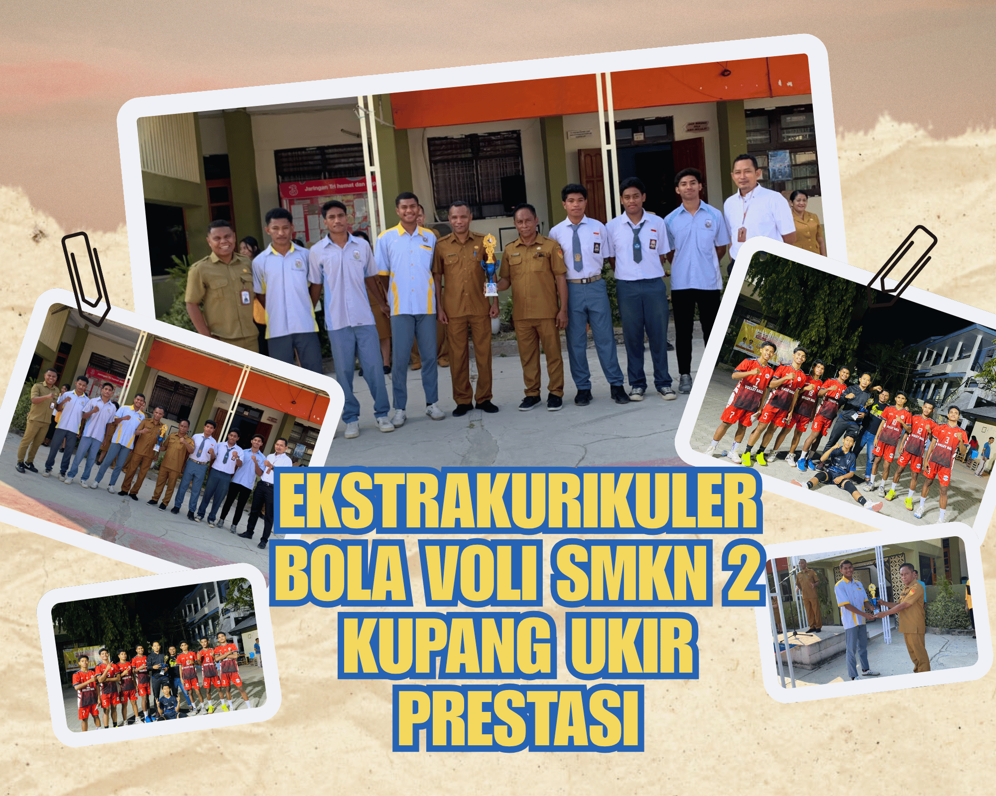 Ekstrakurikuler Bola Voli SMKN 2 Kupang Ukir Prestasi, Kepala Sekolah Dorong Siswa Aktif Kembangkan Potensi