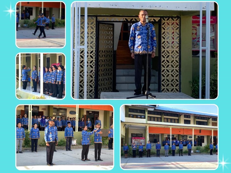 Guru Ambil Alih Petugas, Upacara Kesadaran di SMKN 2 Kupang Jadi Momentum Refleksi Diri